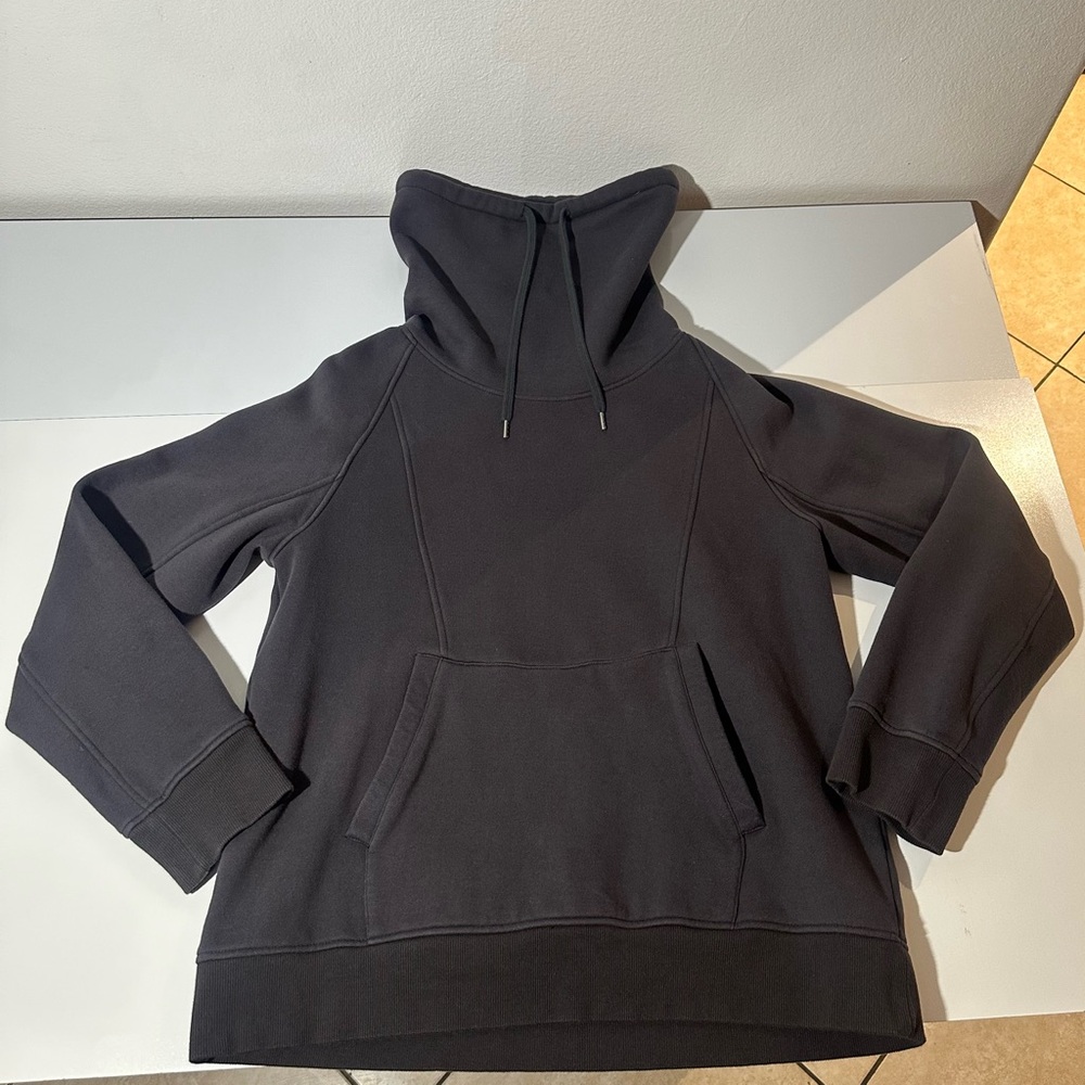 HELMUT LANG  Cowl Neck Hoodie Sweatshirt Size XL Pullover